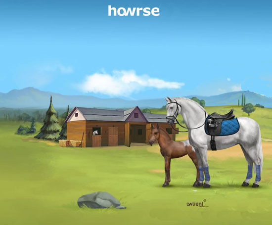 Horse browser game